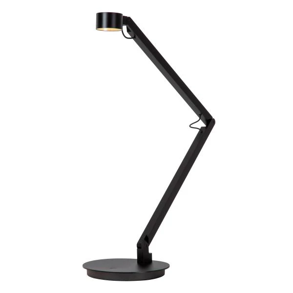 Lucide Premium OGDEN - Lampe de bureau - LED 3 StepDim - 1x7W 3000K - Noir - détail 6